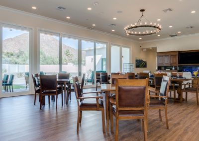 Vista Living Phoenix Assisted Living Camelback View Dining