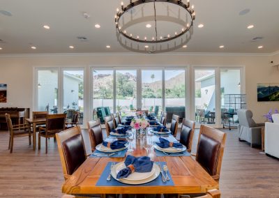 Vista Living Assisted Living Phoenix Arizona Camelback View Dining Area