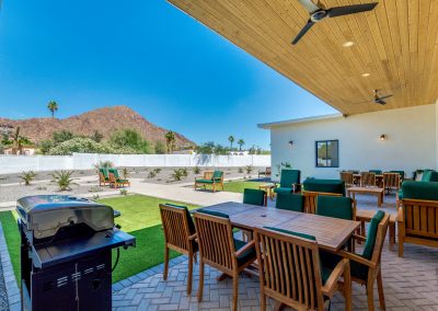 Camelback View Outdoor area Vista Living Assisted Living Phoenix Arizona