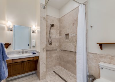 Camelback View shower Vista Living Assisted Living Home